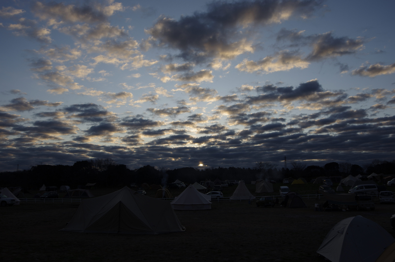 またもゆめ牧場で年越しキャンプ